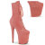 Pleaser FLAMINGO-1045VEL Bottines à plateforme Velours Rose EU-37 / US-7