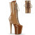 Pleaser FLAMINGO-1054DC Bottines à plateforme Revêtement laqué Marron EU-35 / US-5