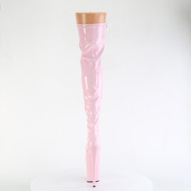 Pleaser FLAMINGO-3000 Cuissardes à plateforme Revêtement laqué Rose EU-41 / US-11