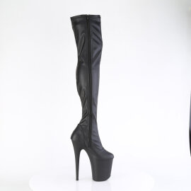 Pleaser FLAMINGO-3000 Cuissardes à plateforme Similicuir Noir EU-35 / US-5