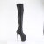 Pleaser FLAMINGO-3000 Cuissardes à plateforme Similicuir Noir EU-35 / US-5
