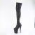 Pleaser FLAMINGO-3000 Cuissardes à plateforme Similicuir Noir EU-37 / US-7
