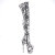 Pleaser FLAMINGO-3000DP Cuissardes à plateforme Tissu Noir Blanc EU-36 / US-6