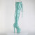 Pleaser FLAMINGO-3021GP Cuissardes à plateforme Revêtement laqué Paillettes Turquoise EU-37 / US-7