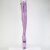 Pleaser FLAMINGO-3021GP Cuissardes à plateforme Revêtement laqué Paillettes Lilas EU-35 / US-5
