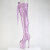 Pleaser FLAMINGO-3021GP Cuissardes à plateforme Revêtement laqué Paillettes Lilas EU-37 / US-7