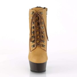 Pleaser Bottines DELIGHT-600TL-02 Brun clair Marron...
