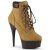 Pleaser Bottines DELIGHT-600TL-02 Brun clair Marron EU-37/US-7