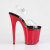 Pleaser FLAMINGO-808 Sandales à plateforme Transparent Rouge EU-35 / US-5