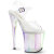 Pleaser FLAMINGO-808HT Sandales à plateforme Transparent Holo Multicolore fumé EU-41 / US-11