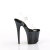 Pleaser FLAMINGO-808SS Sandales à plateforme Transparent Paillettes Noir EU-36 / US-6