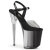 Pleaser FLAMINGO-808T-1 Sandales à plateforme Transparent Noir fumé EU-35 / US-5