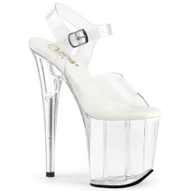 Pleaser FLAMINGO-808VL Sandales à plateforme Transparent EU-41 / US-11