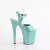 Pleaser FLAMINGO-809GP Sandales à plateforme Revêtement laqué Paillettes Turquoise EU-44 / US-14