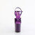 Pleaser FLAMINGO-809GP Sandales à plateforme Revêtement laqué Paillettes Lilas foncé EU-35 / US-5