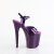 Pleaser FLAMINGO-809GP Sandales à plateforme Revêtement laqué Paillettes Lilas foncé EU-35 / US-5