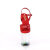 Pleaser FLAMINGO-809HT Sandales à plateforme Revêtement laqué Holo Rouge fumé EU-35 / US-5