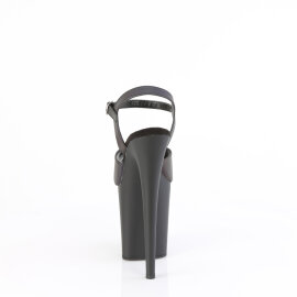 Pleaser FLAMINGO-809REFL Sandales à plateforme Transparent Noir EU-35 / US-5