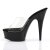 Pleaser Mules DELIGHT-601 Transparent Noir EU-35/US-5