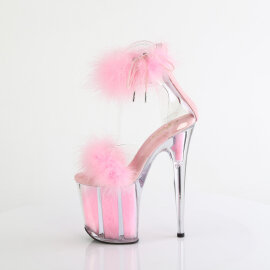Pleaser FLAMINGO-824F Sandales à plateforme Transparent Rose EU-35 / US-5