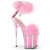 Pleaser FLAMINGO-824F Sandales à plateforme Transparent Rose EU-35 / US-5