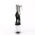 Pleaser FLAMINGO-824RS Sandales à plateforme Transparent Strass Noir EU-42 / US-12