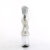 Pleaser FLAMINGO-824RS-02 Sandales à plateforme Transparent Strass EU-35 / US-5