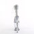 Pleaser FLAMINGO-824RS-02 Sandales à plateforme Transparent Strass EU-37 / US-7