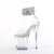 Pleaser FLAMINGO-824RS-02 Sandales à plateforme Transparent Strass EU-40 / US-10