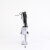 Pleaser FLAMINGO-827RS Sandales à plateforme Transparent Strass Argent Noir EU-35 / US-5