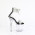 Pleaser FLAMINGO-827RS Sandales à plateforme Transparent Strass Argent Noir EU-35 / US-5
