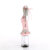 Pleaser FLAMINGO-827RS Sandales à plateforme Transparent Strass Argent Rose pastel EU-35 / US-5
