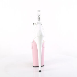Pleaser FLAMINGO-868 Sandales à plateforme Revêtement laqué Rose pastel EU-35 / US-5
