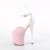 Pleaser FLAMINGO-868 Sandales à plateforme Revêtement laqué Rose pastel EU-35 / US-5
