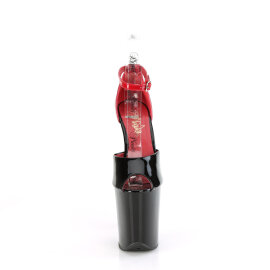 Pleaser FLAMINGO-868 Sandales à plateforme Rouge Noir EU-35 / US-5