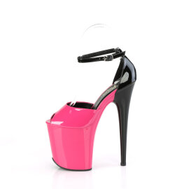 Pleaser FLAMINGO-868 Sandales à plateforme Revêtement laqué Rose EU-35 / US-5