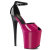 Pleaser FLAMINGO-868 Sandales à plateforme Revêtement laqué Rose EU-35 / US-5