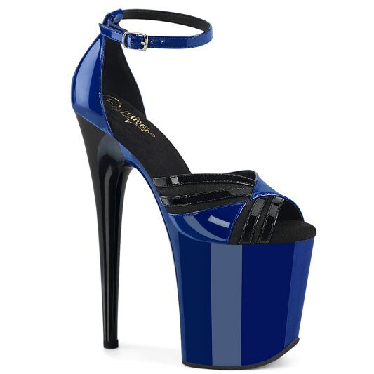 Pleaser FLAMINGO-884 Sandales à plateforme Bleu EU-35 / US-5