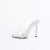 Fabulicious GALA-01DM Mules Transparent Strass Argent EU-38 / US-8