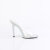 Fabulicious GALA-01DM Mules Transparent Strass Argent EU-38 / US-8