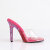 Fabulicious GALA-01DMM Mules Transparent Strass Rose EU-37 / US-7