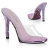 Fabulicious GALA-01DMM Mules Transparent Strass Lilas EU-35 / US-5