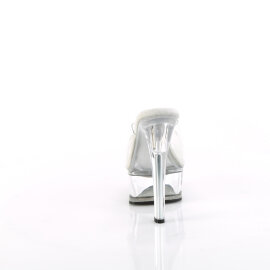 Pleaser GLEAM-601 Mules à plateforme Transparent EU-38 / US-8