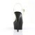 Pleaser Sandales DELIGHT-608 Transparent Noir EU-41/US-11