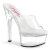 Pleaser GLEAM-601 Mules à plateforme Transparent EU-39 / US-9