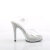 Fabulicious GLORY-508DM Sandales Transparent Strass Argent EU-38 / US-8