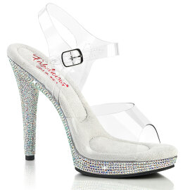 Fabulicious GLORY-508DM Sandales Transparent Strass...