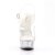 Pleaser Sandales DELIGHT-608 Transparent Argent EU-38/US-8