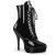 Devious INDULGE-1020 Bottines à plateforme Revêtement laqué Noir EU-39 / US-9