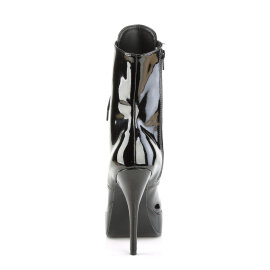 Devious INDULGE-1020 Bottines à plateforme Revêtement laqué Noir EU-44 / US-14